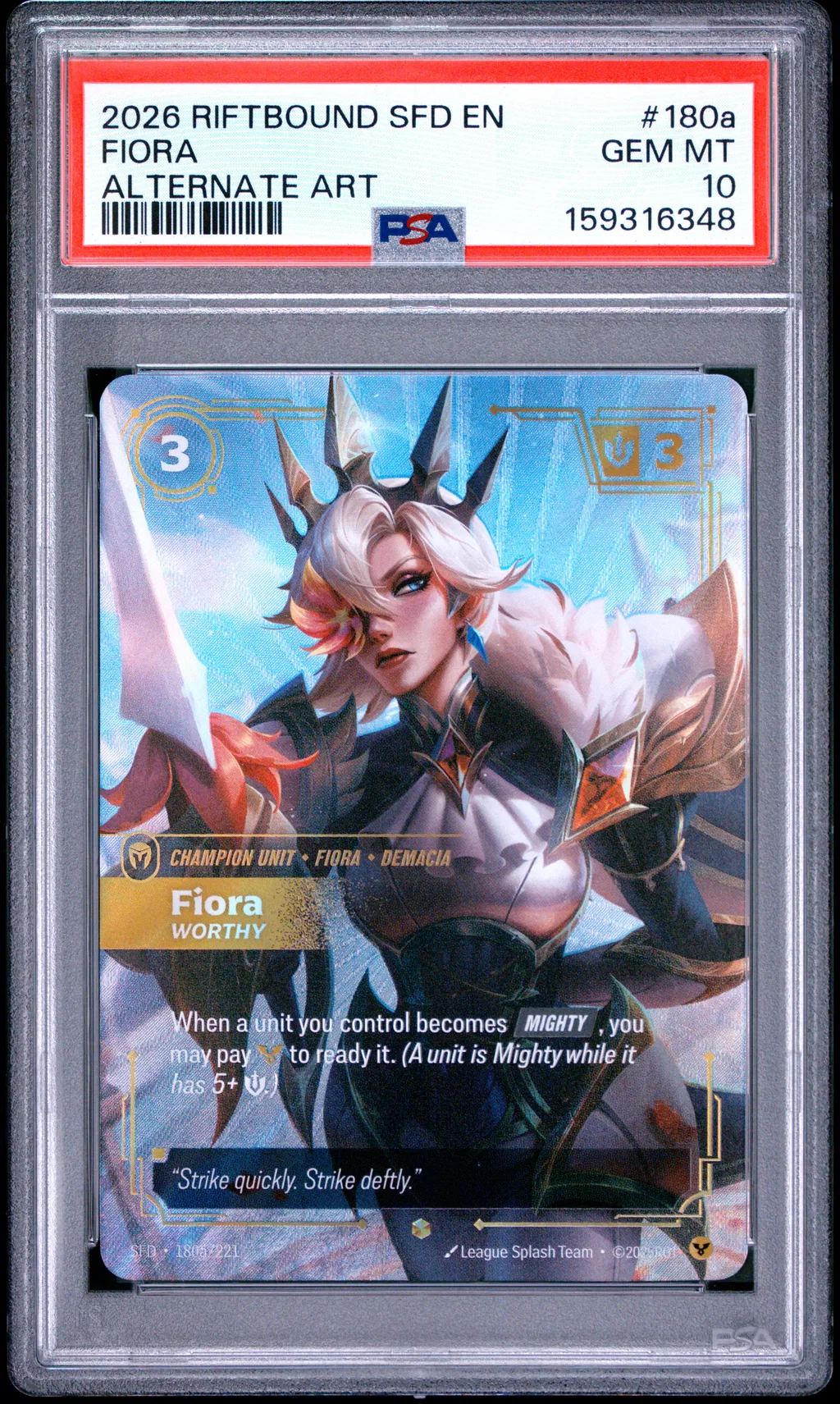 Fiora - Worthy card artwork