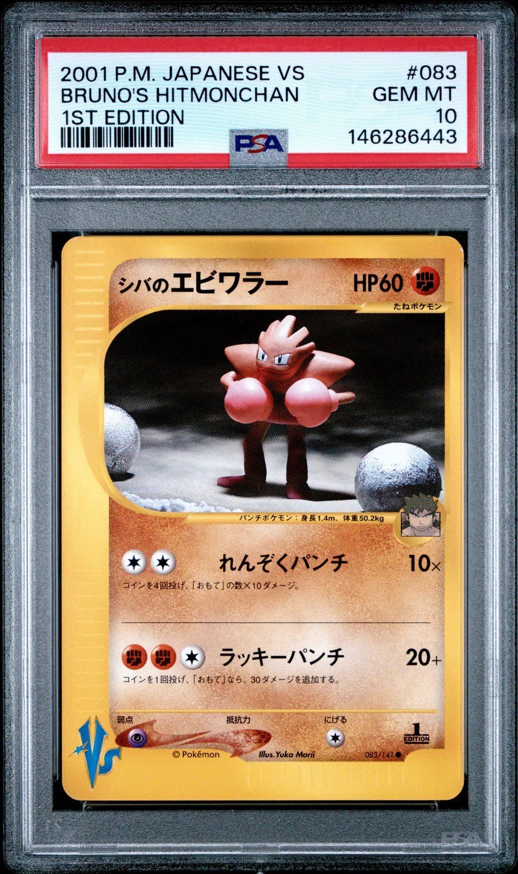 Bruno's Hitmonchan card artwork
