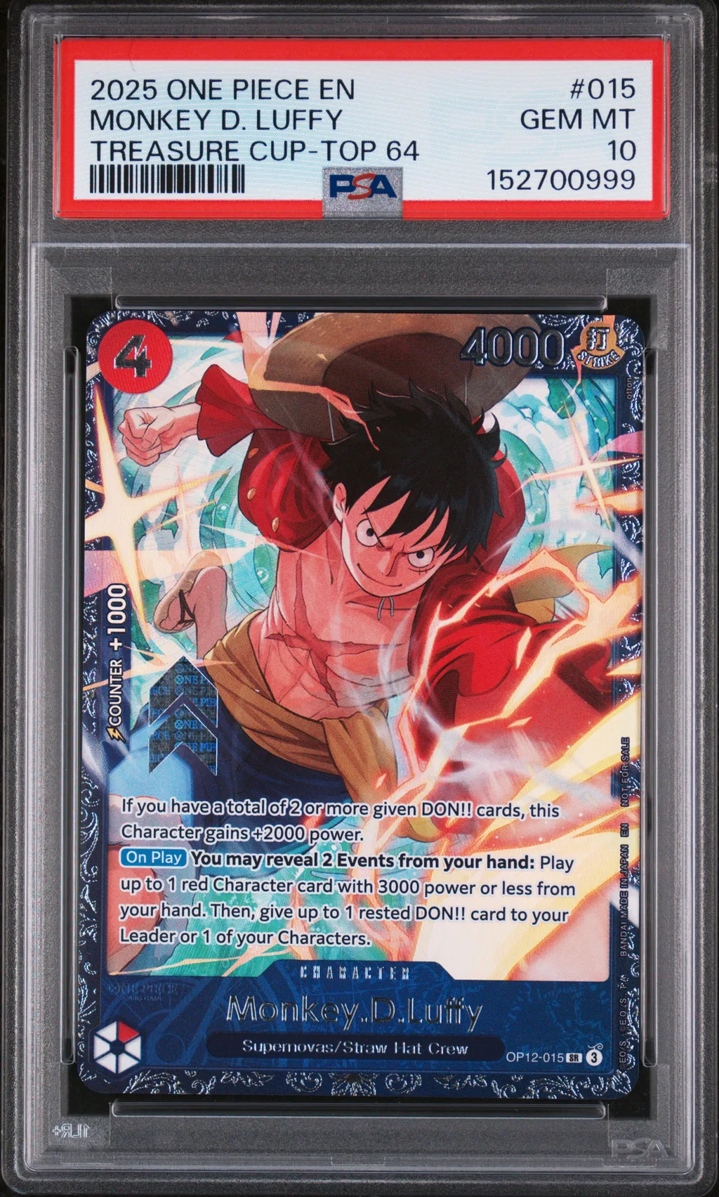 Monkey D. Luffy card artwork