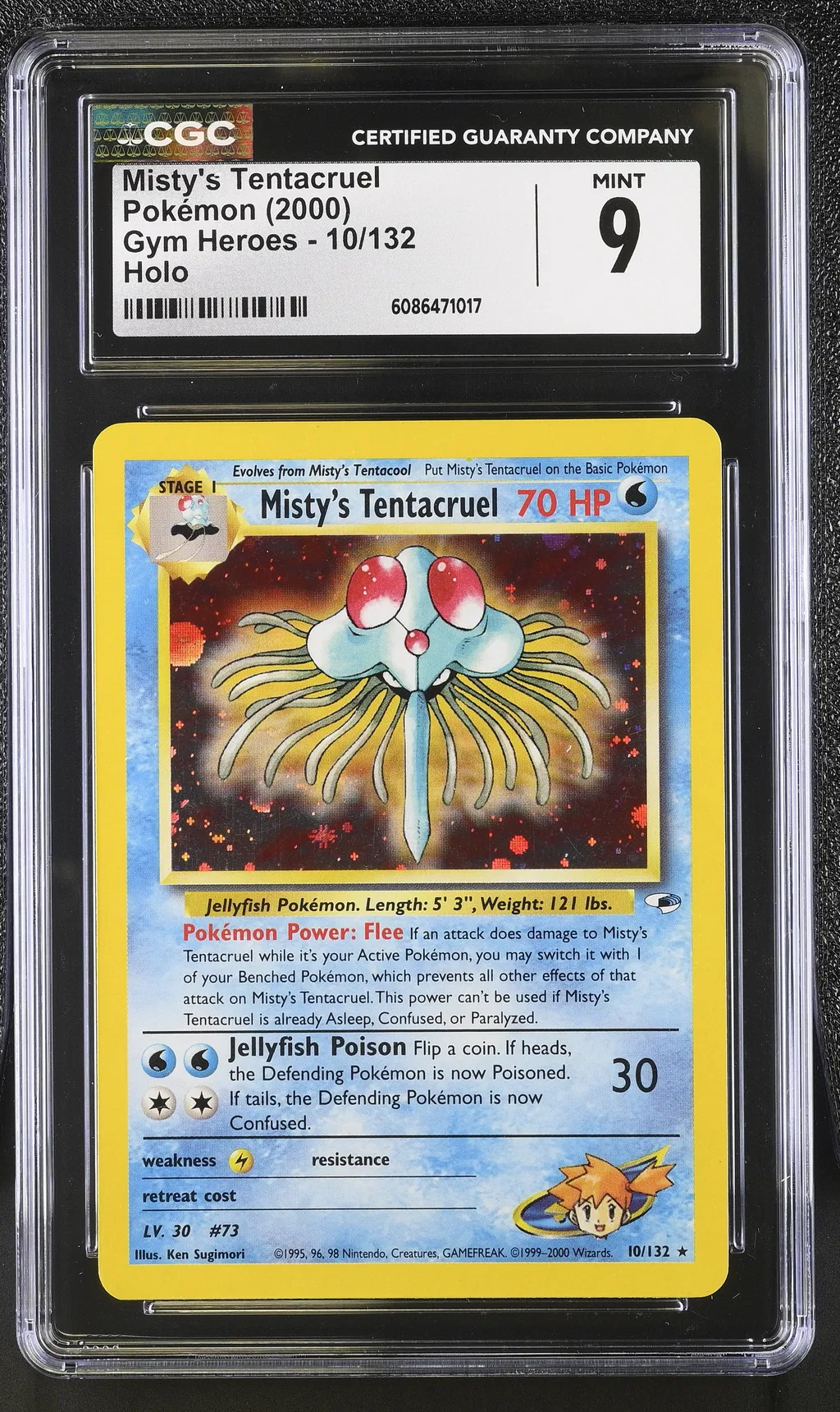 Misty's Tentacruel card artwork
