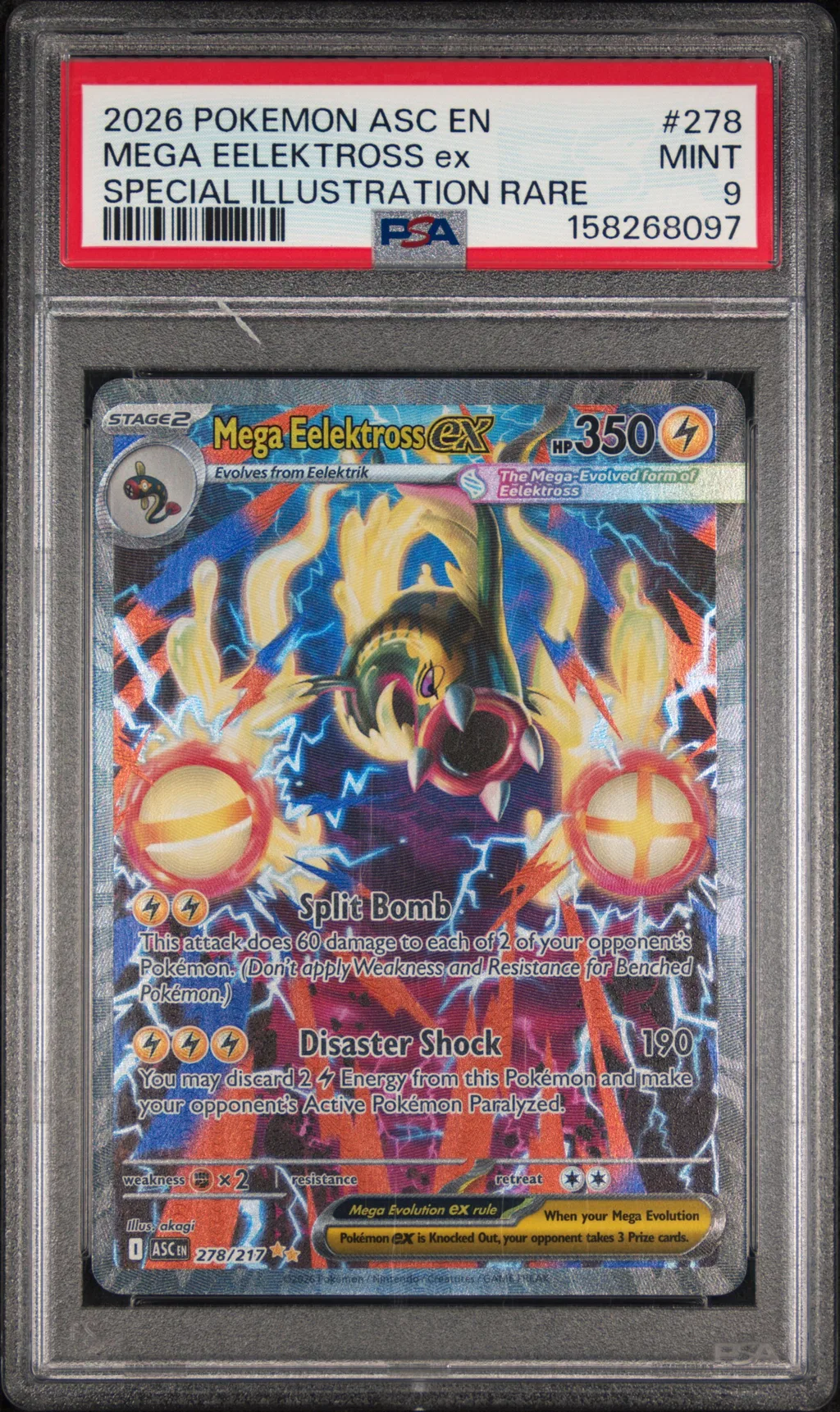 Mega Eelektross EX card artwork