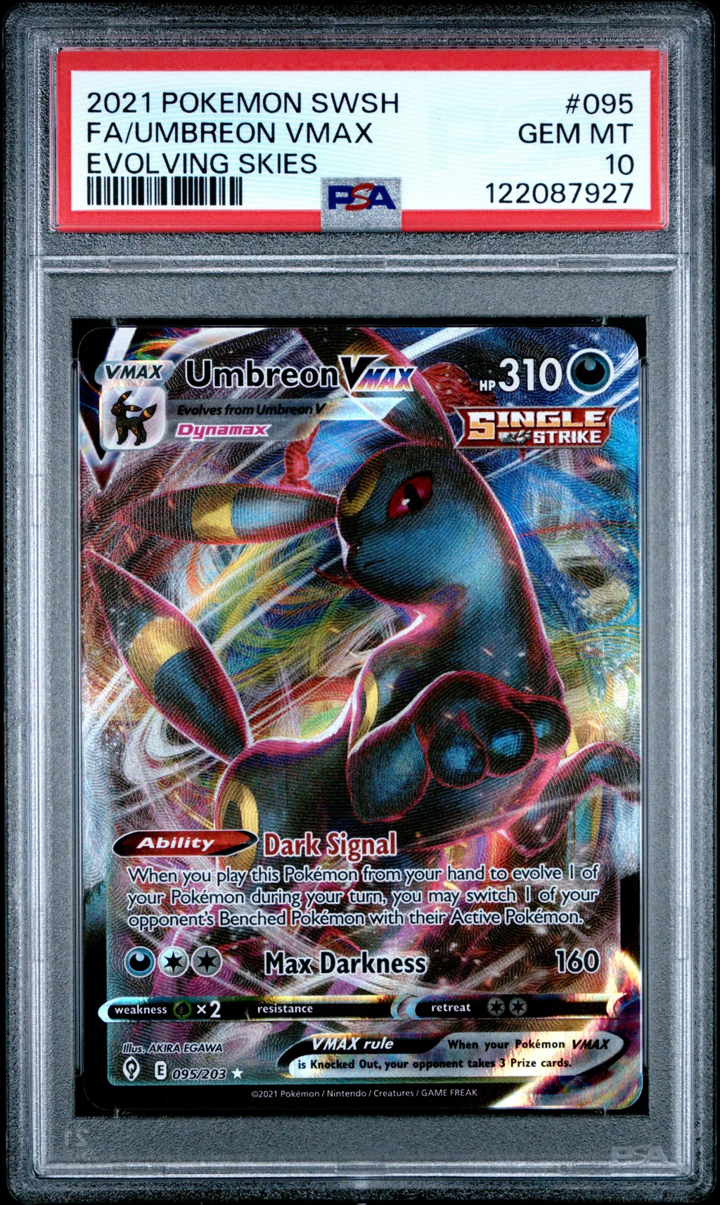 Full Art/Umbreon Vmax card artwork
