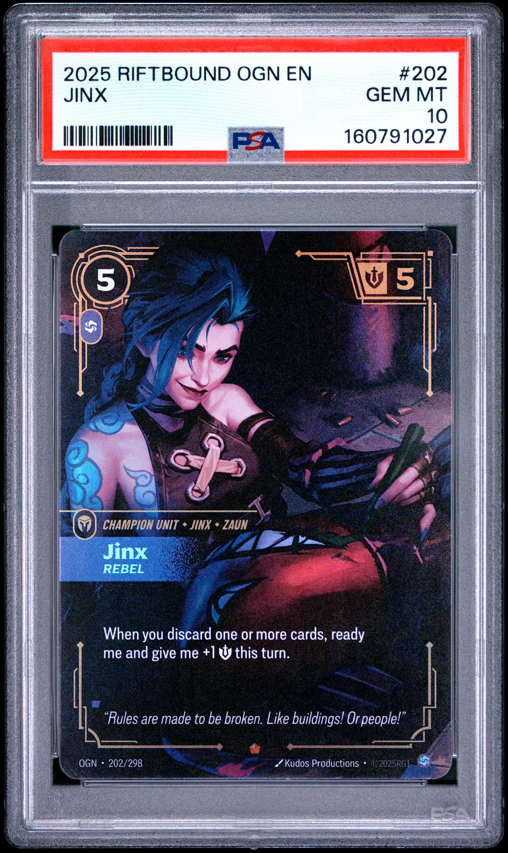 Jinx - Rebel card artwork