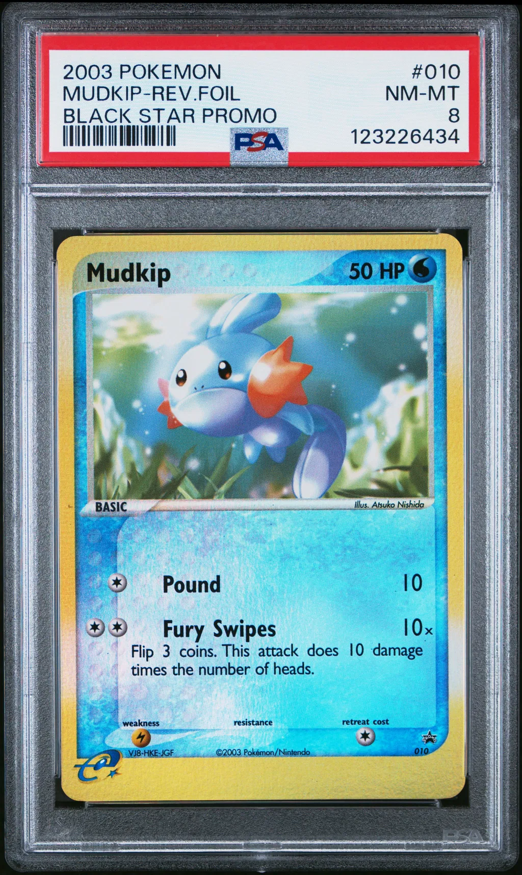 Mudkip-Reverse Foil card artwork