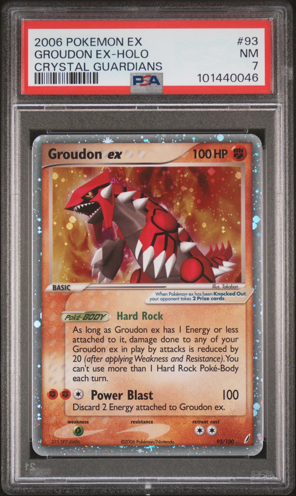 Groudon EX-Holo card artwork