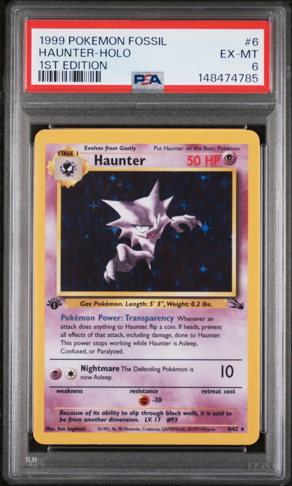 Haunter-Holo card artwork