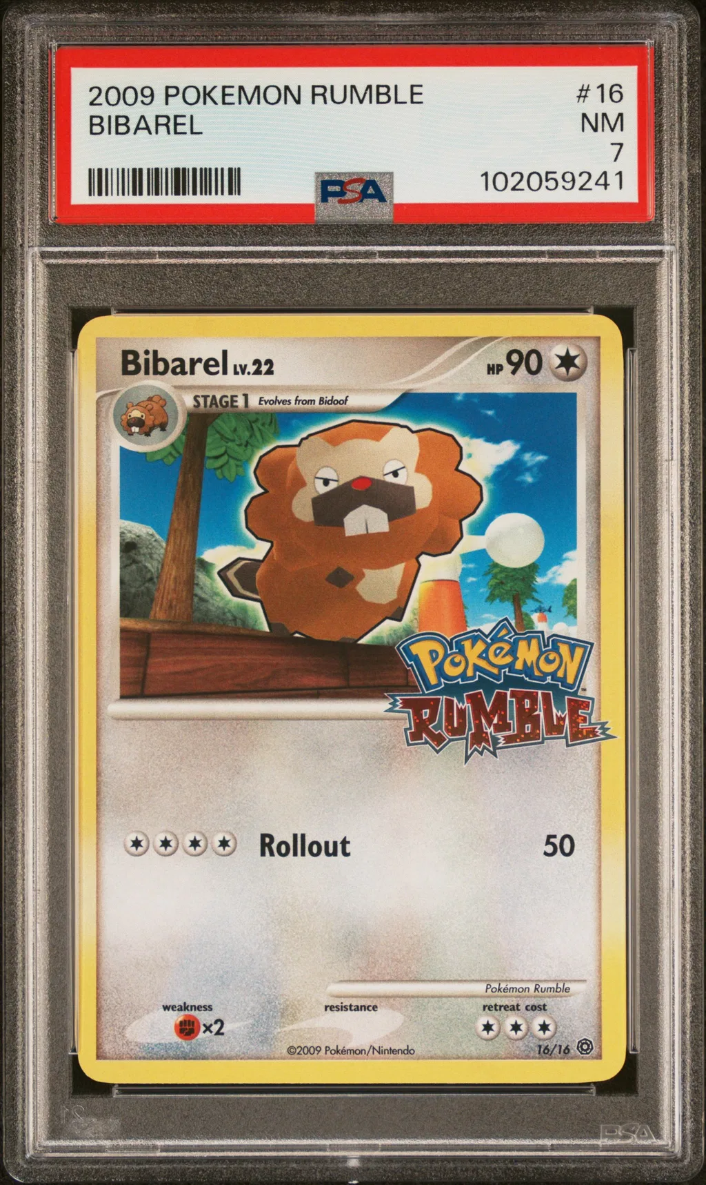 Bibarel card artwork