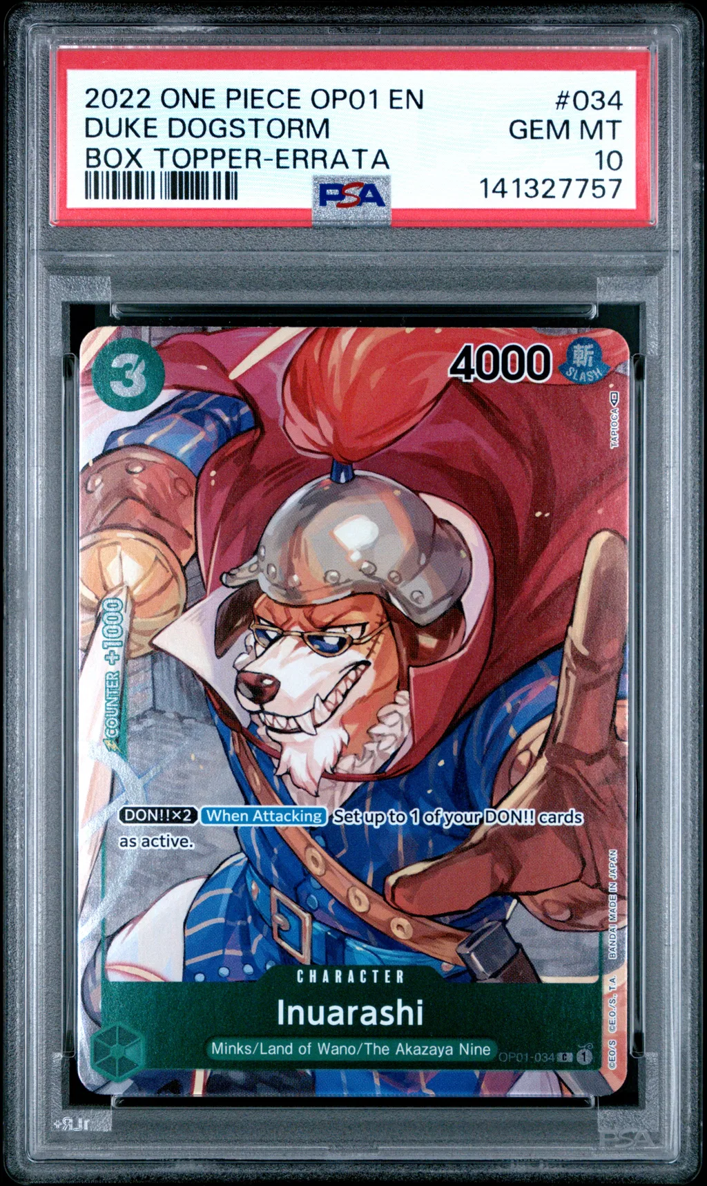 Duke Dogstorm card artwork