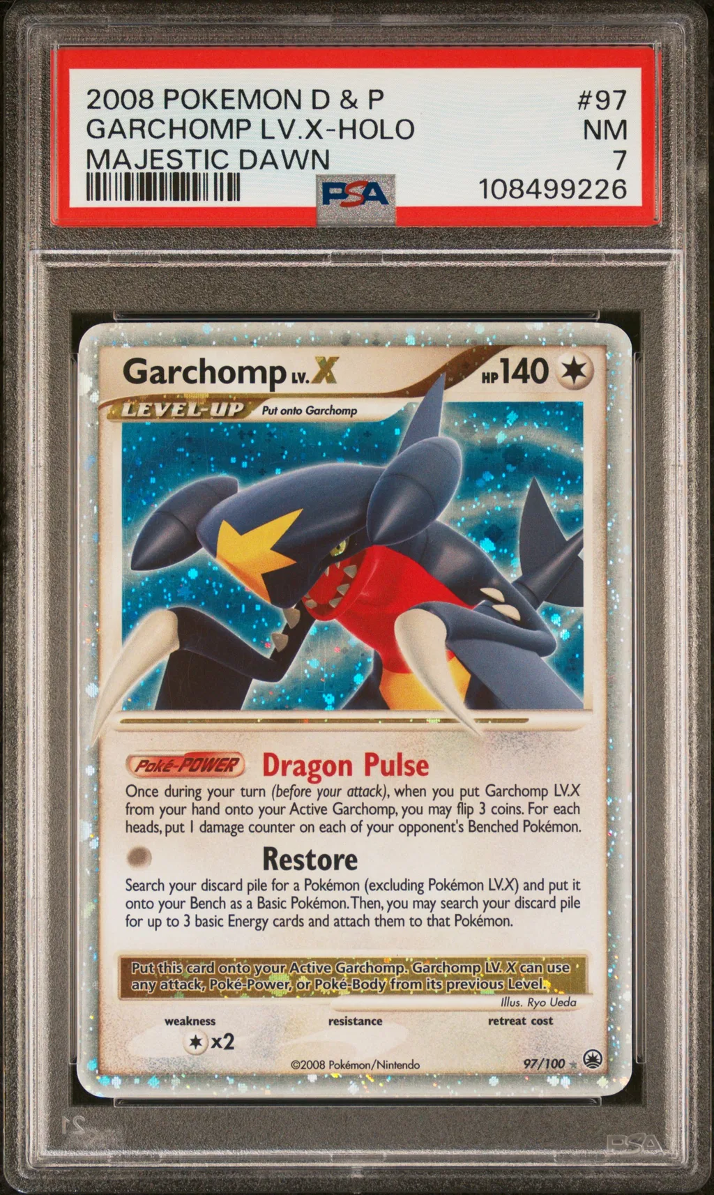 Garchomp LV.X-Holo card artwork