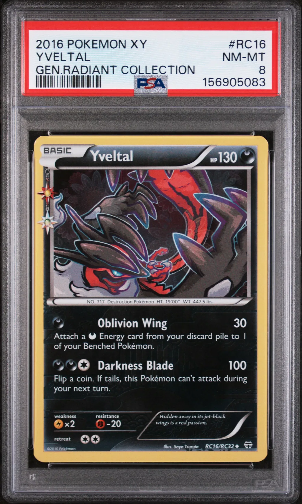 Yveltal card artwork