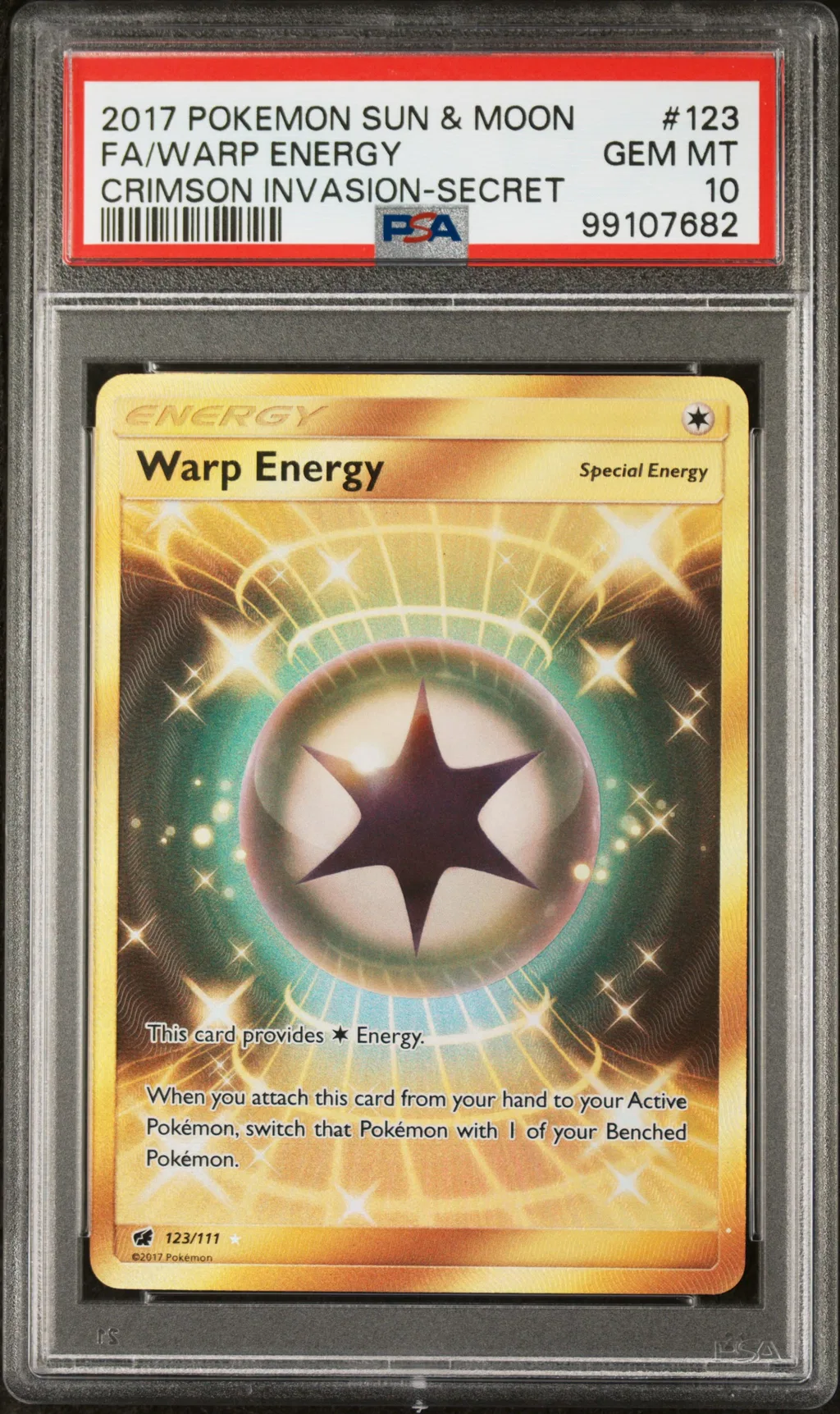 Full Art/Warp Energy card artwork