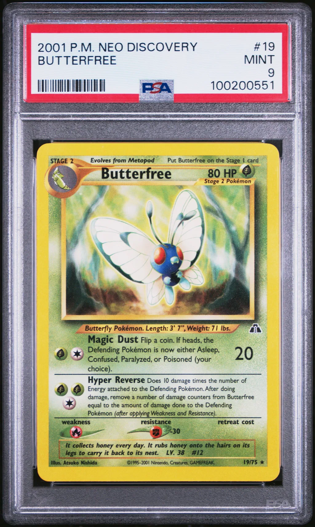 Butterfree card artwork