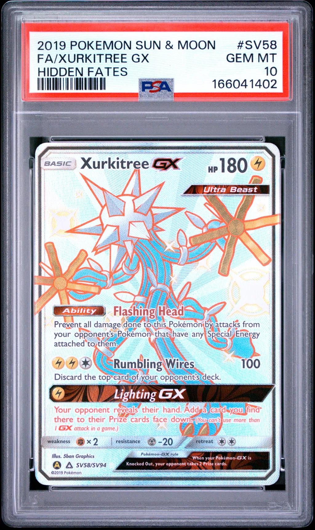 Full Art/Xurkitree GX card artwork
