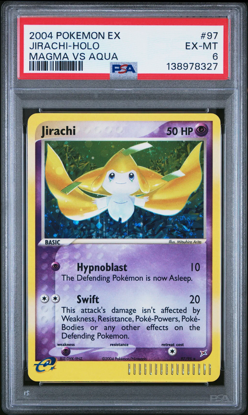 Jirachi-Holo card artwork