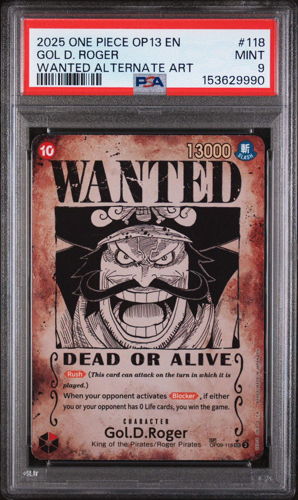 Gol D. Roger card artwork