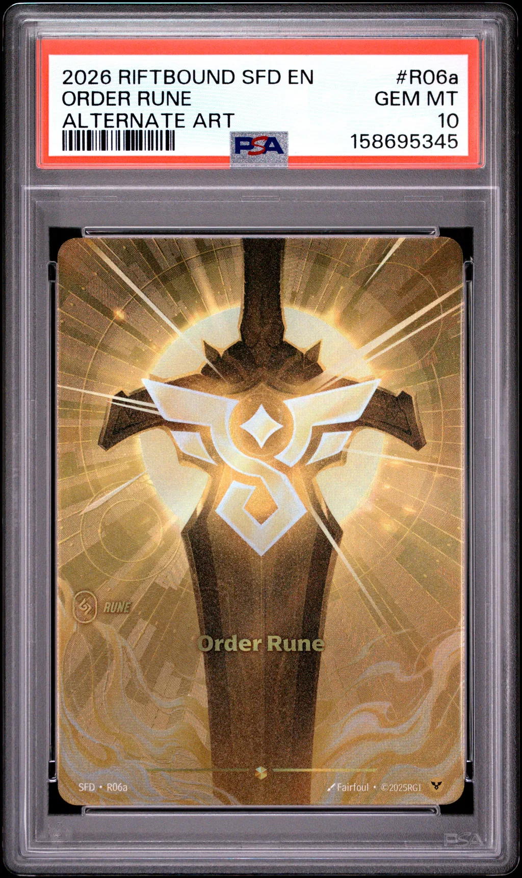 Order Rune card artwork