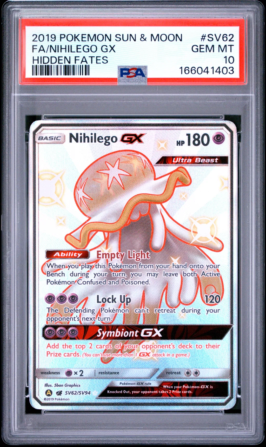 Full Art/Nihilego GX card artwork