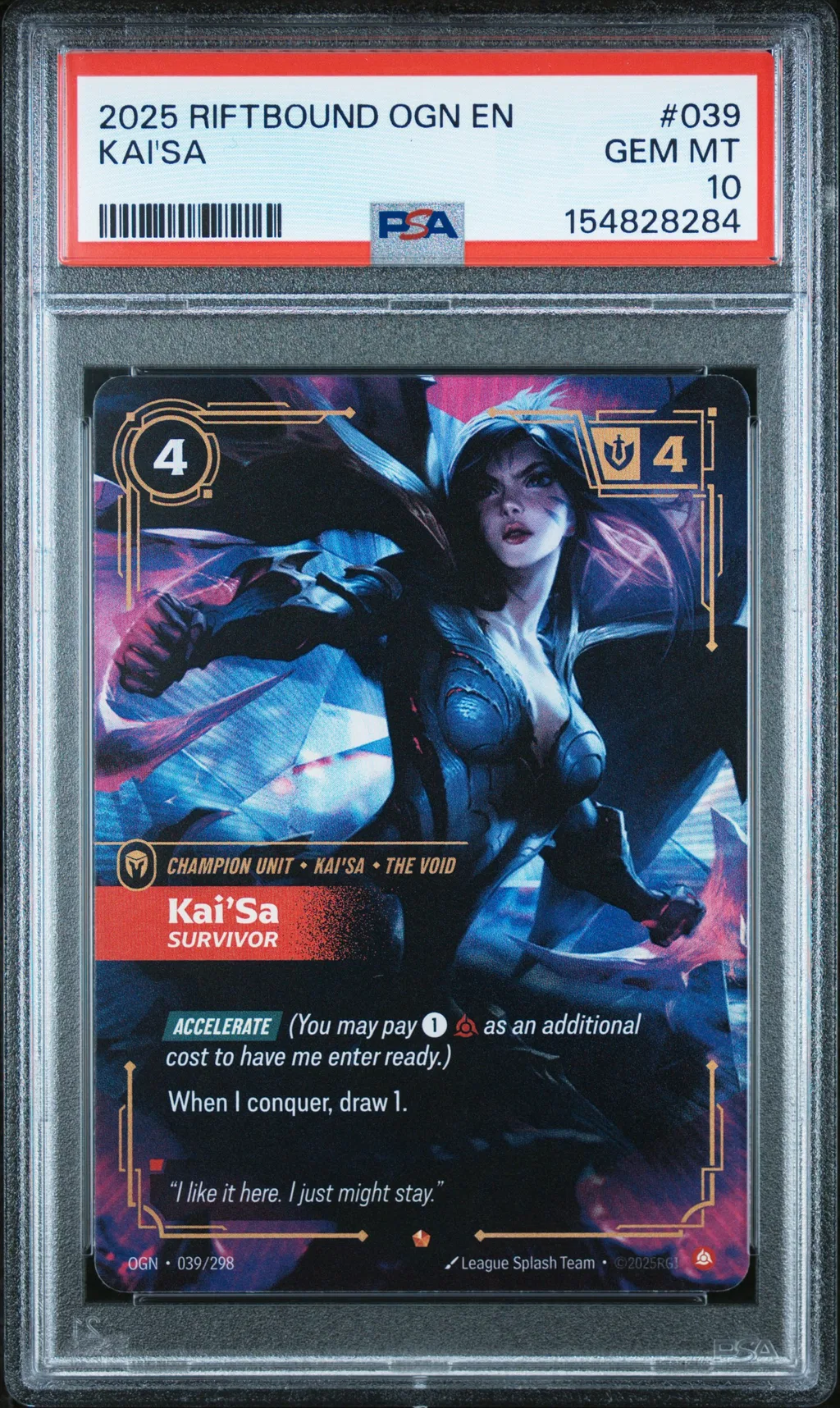 Kai'SA - Survivor card artwork