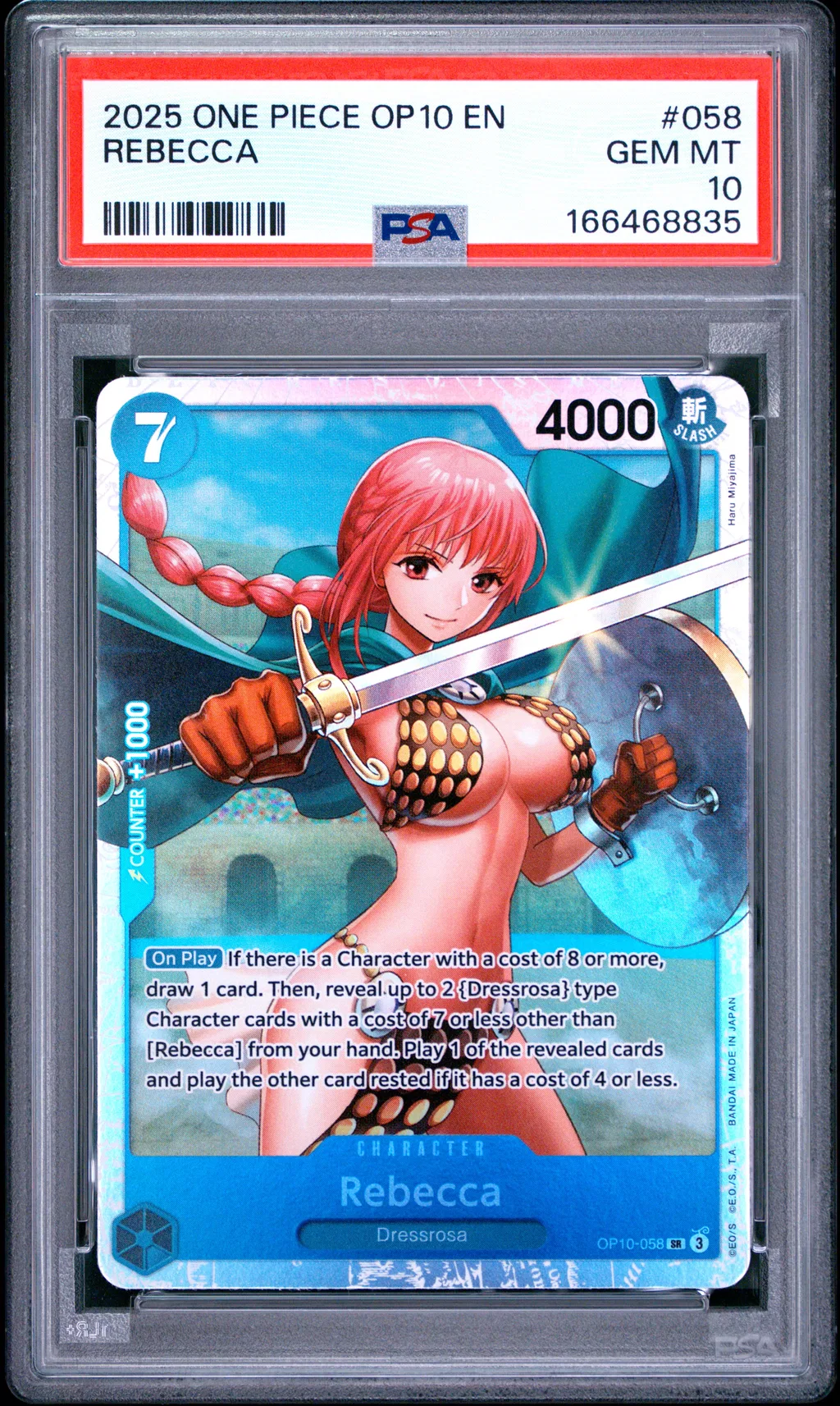 Rebecca card artwork