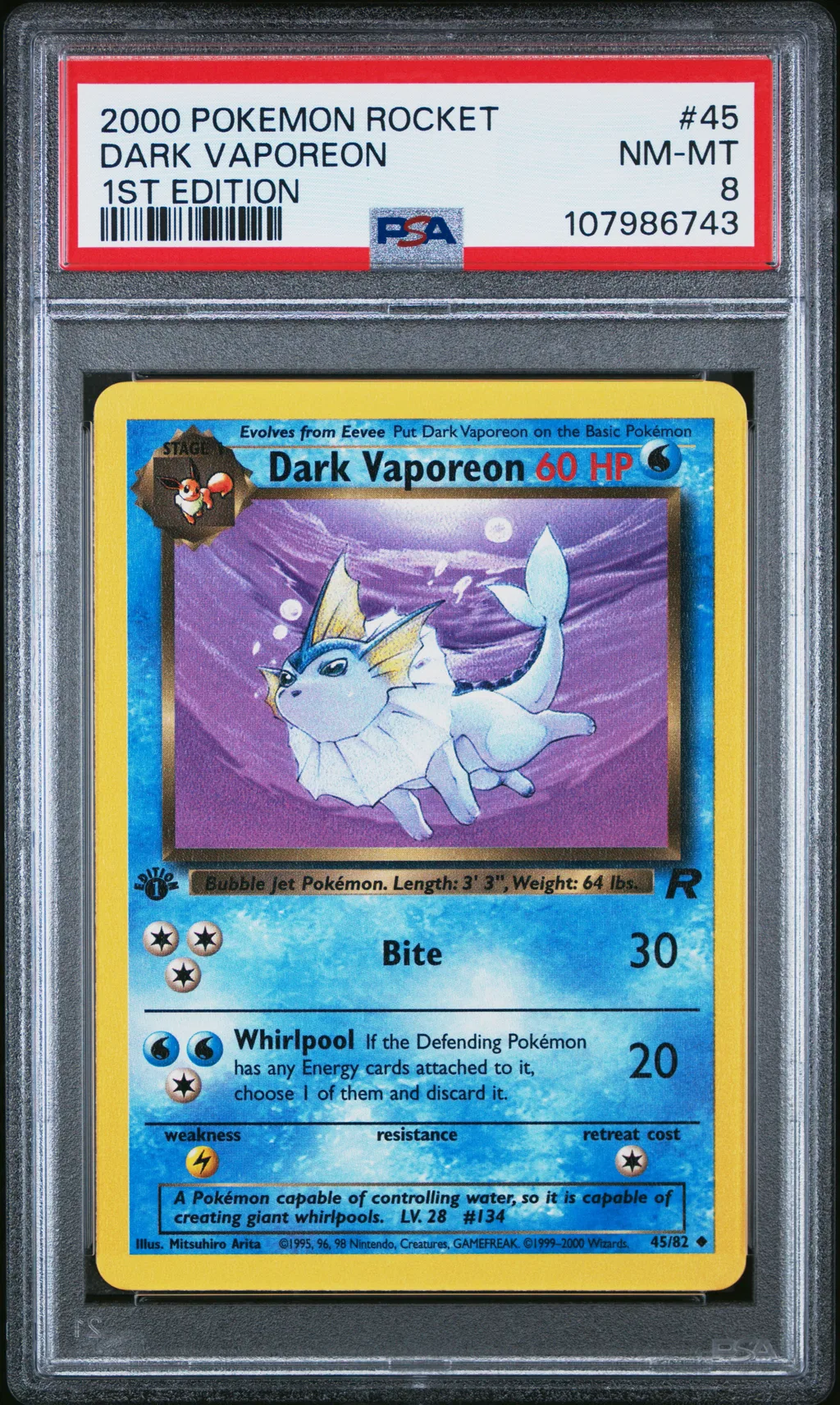 Dark Vaporeon card artwork