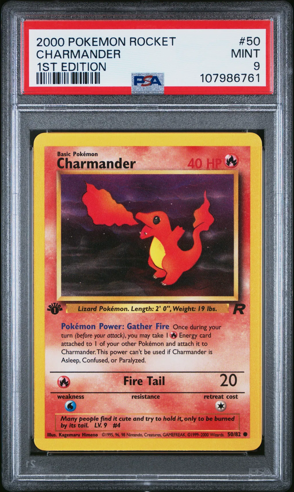 Charmander card artwork