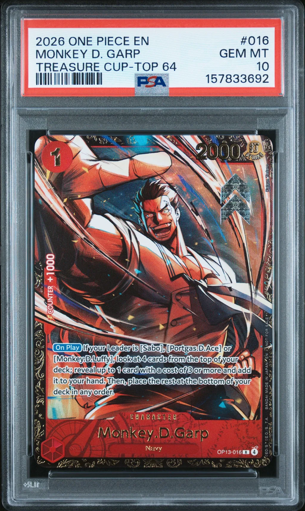 Monkey D. Garp card artwork