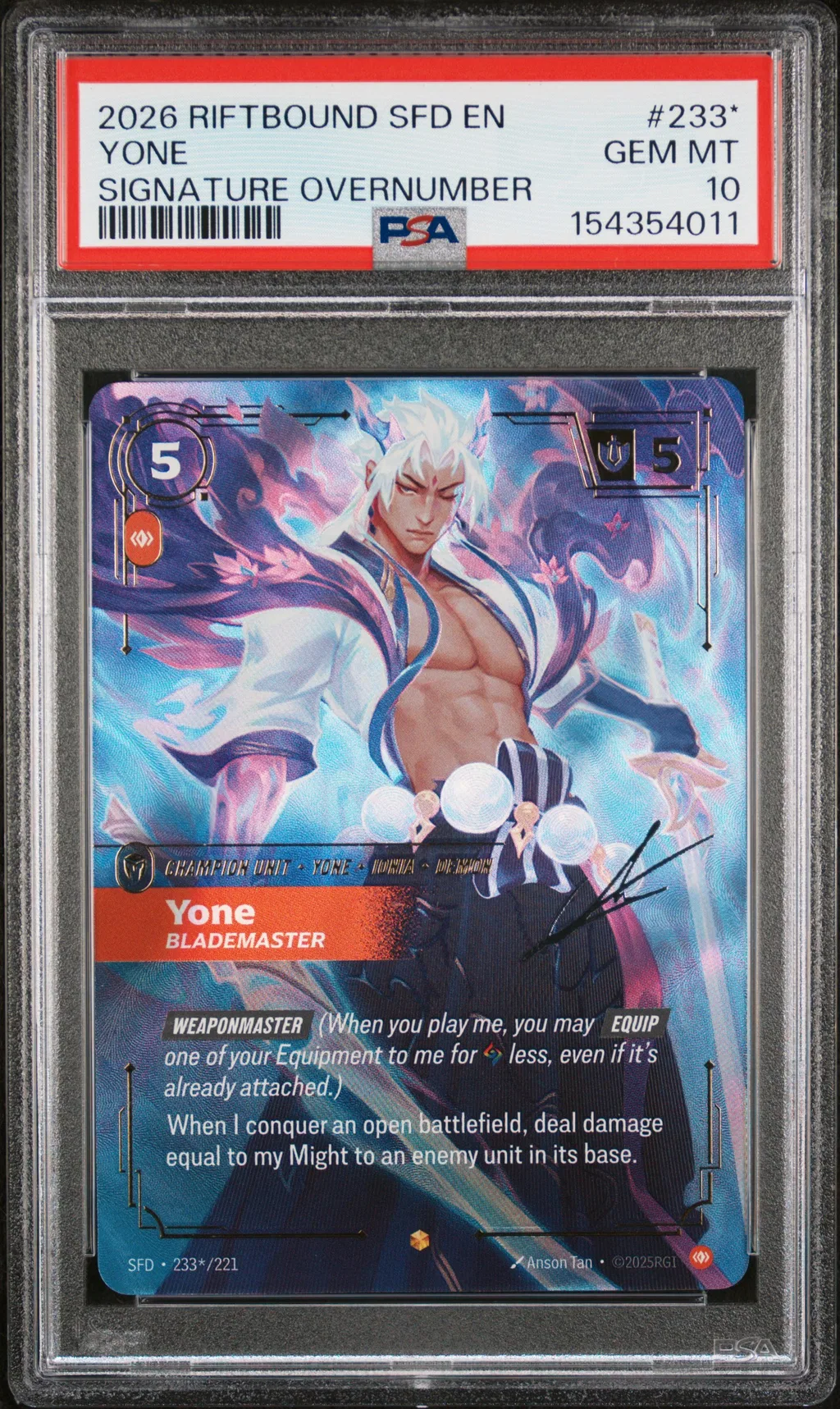 Yone - Blademaster card artwork
