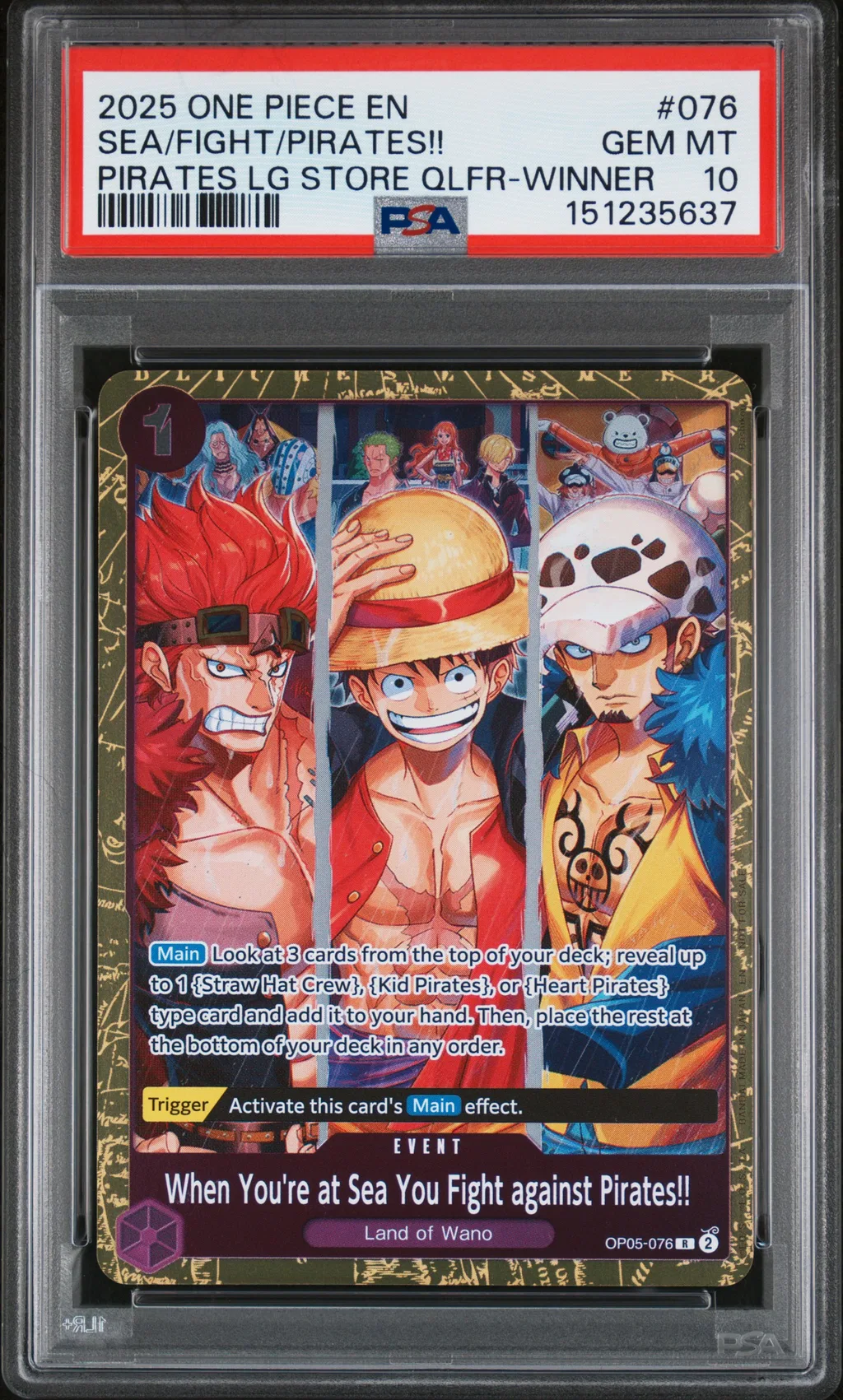 When You're at Sea You Fight Against Pirates!! card artwork