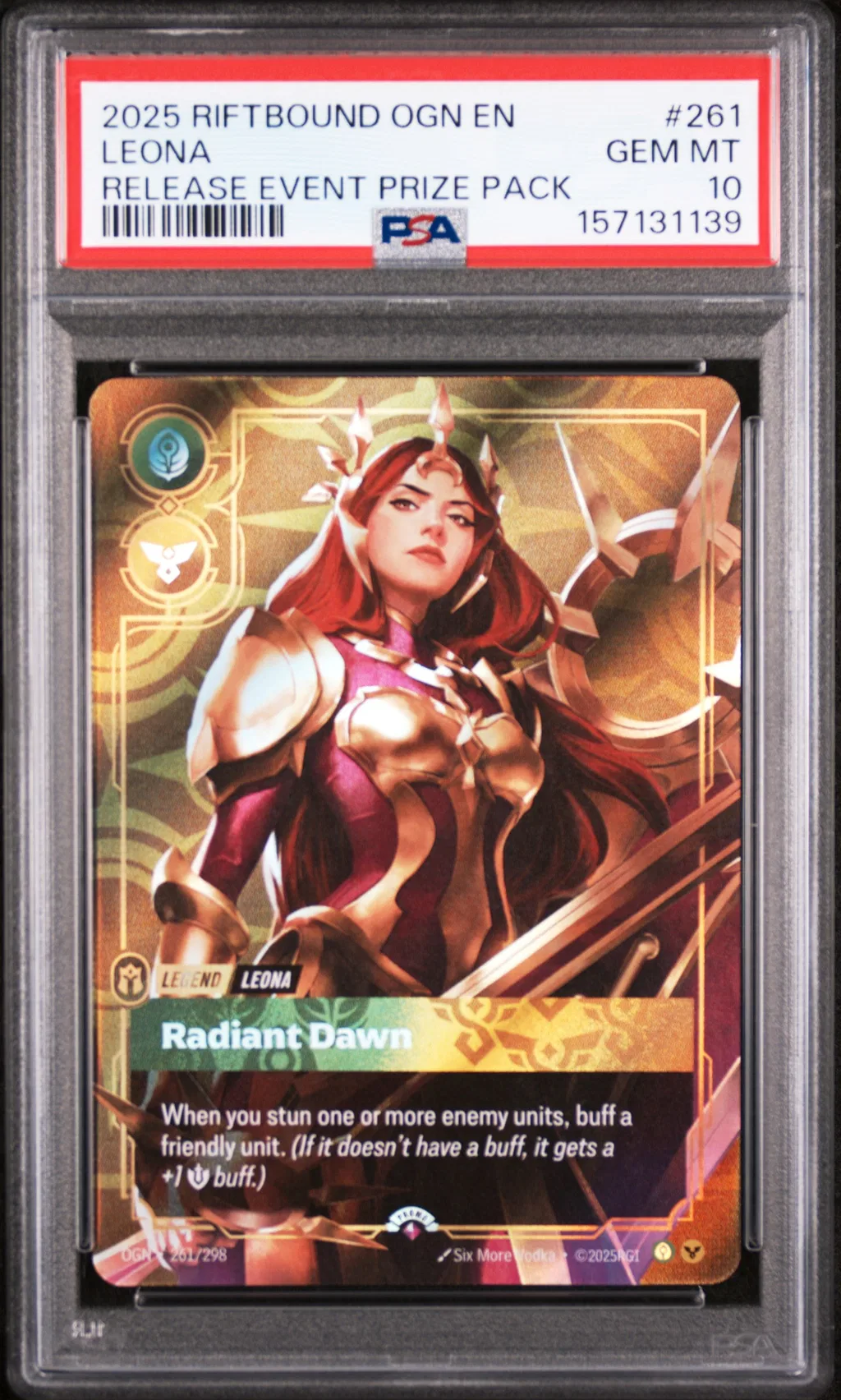 Leona - Radiant Dawn card artwork