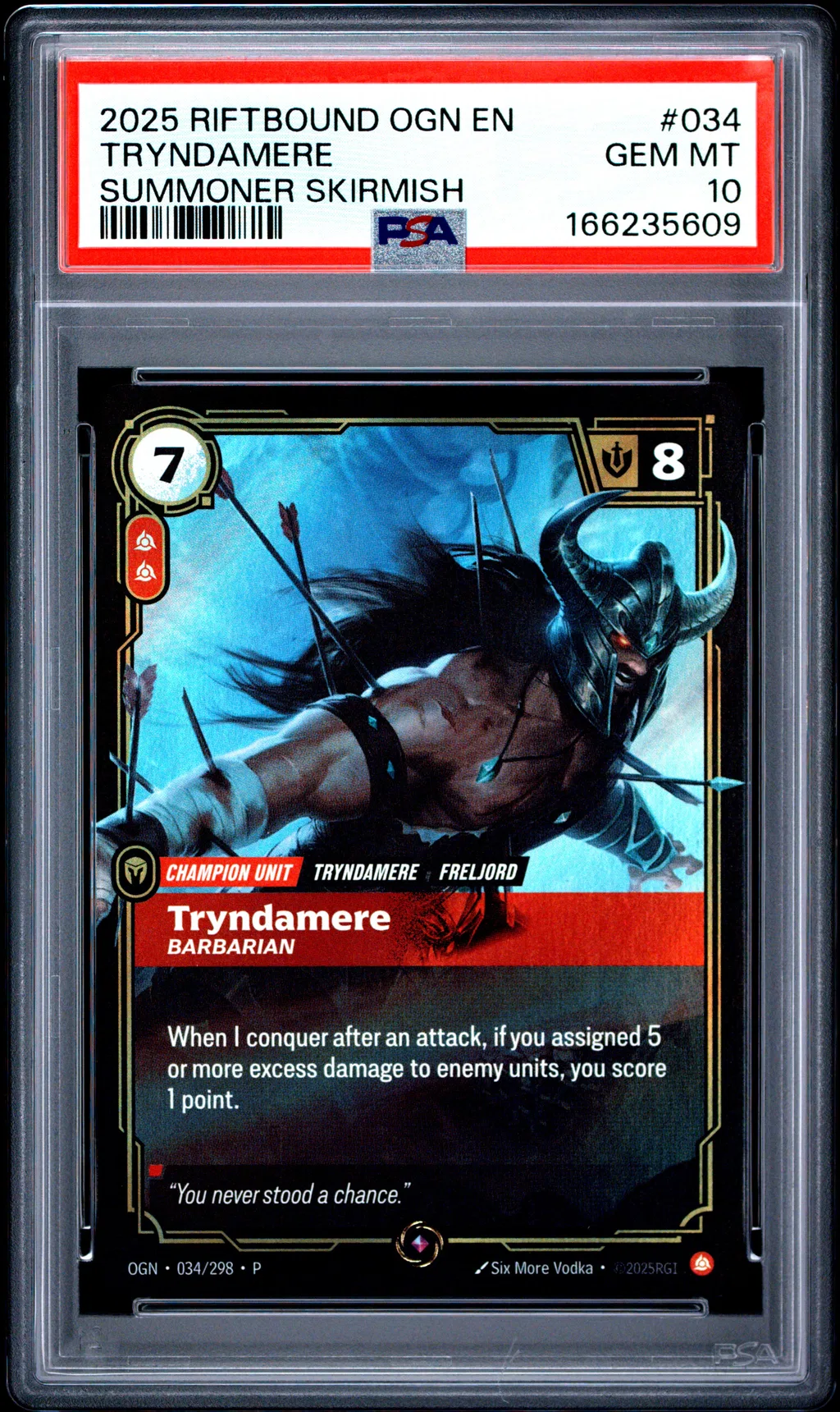 Tryndamere - Barbarian card artwork