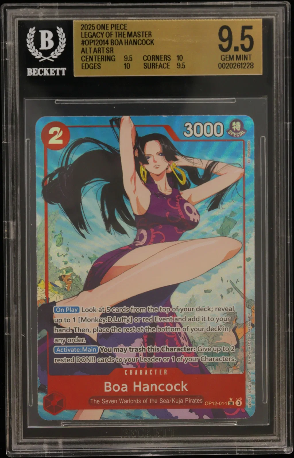 Boa Hancock card artwork