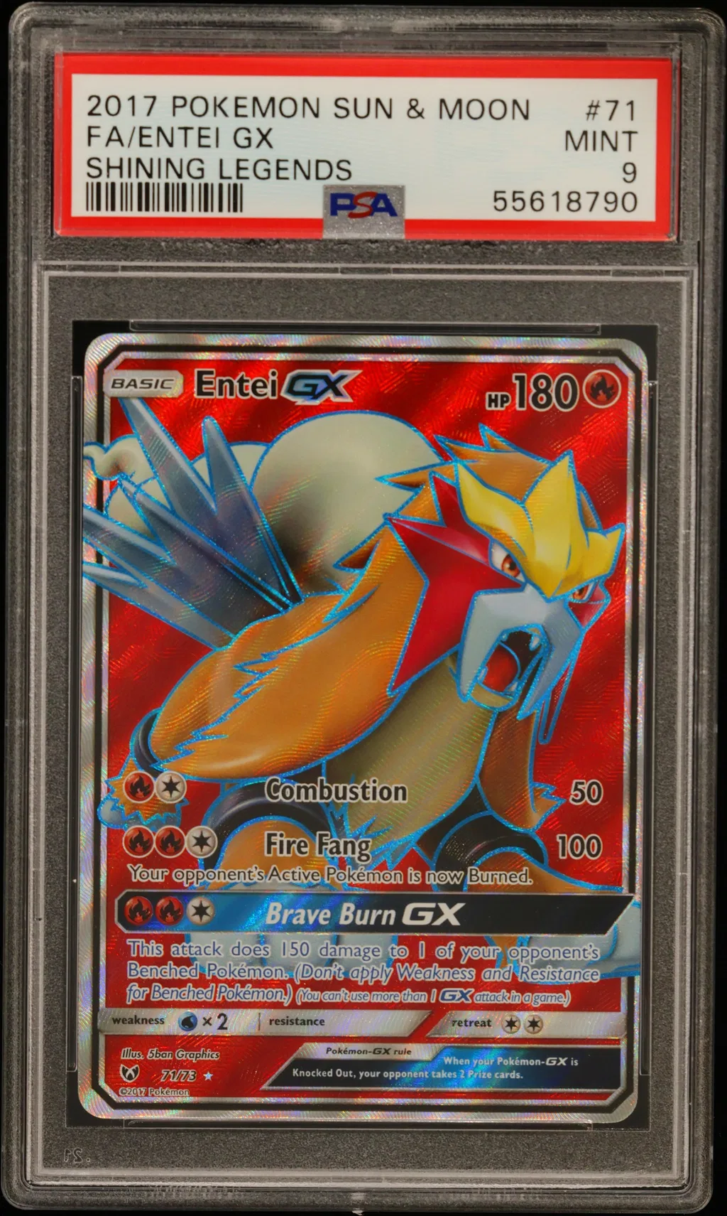 Full Art/Entei GX card artwork