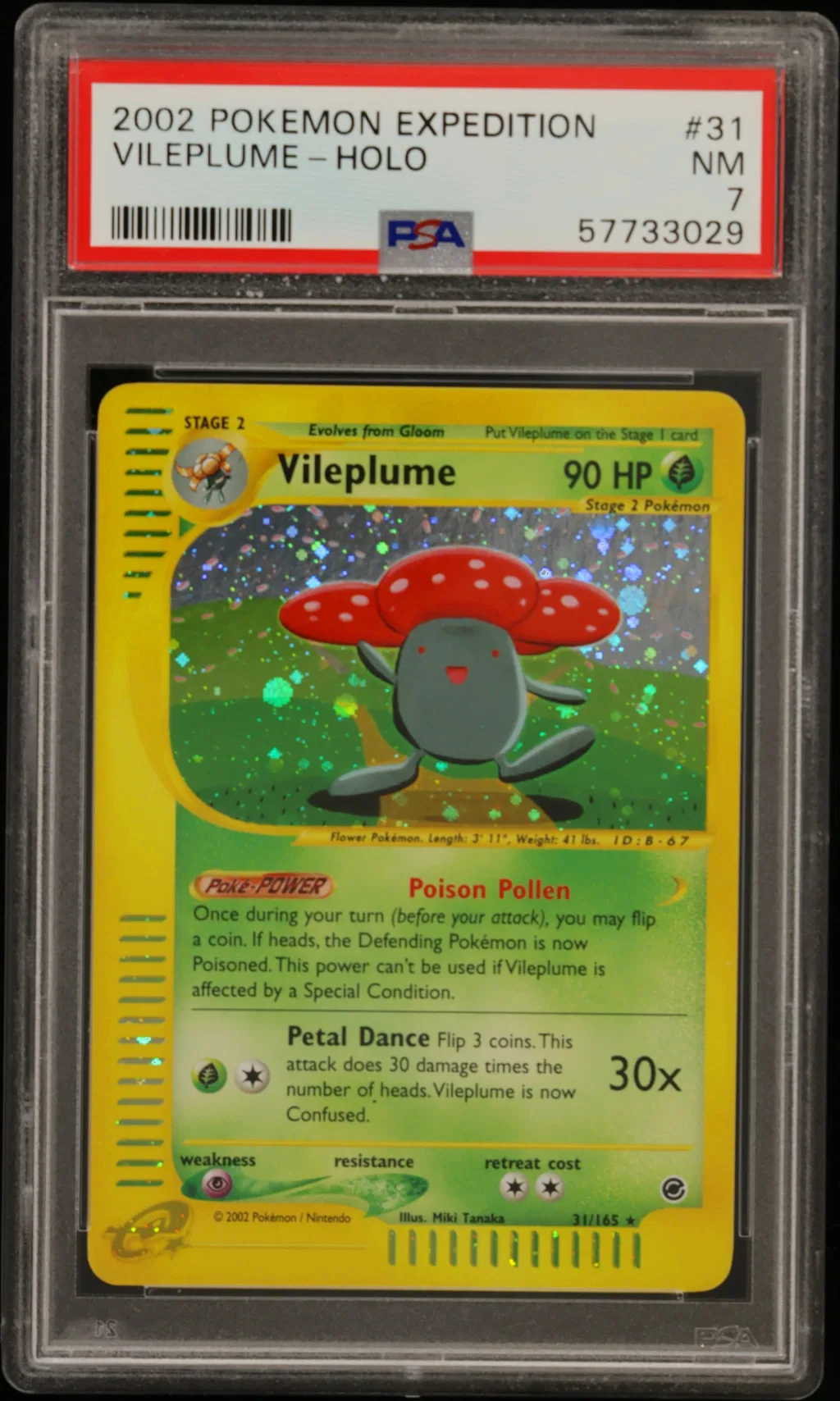 Vileplume-Holo card artwork