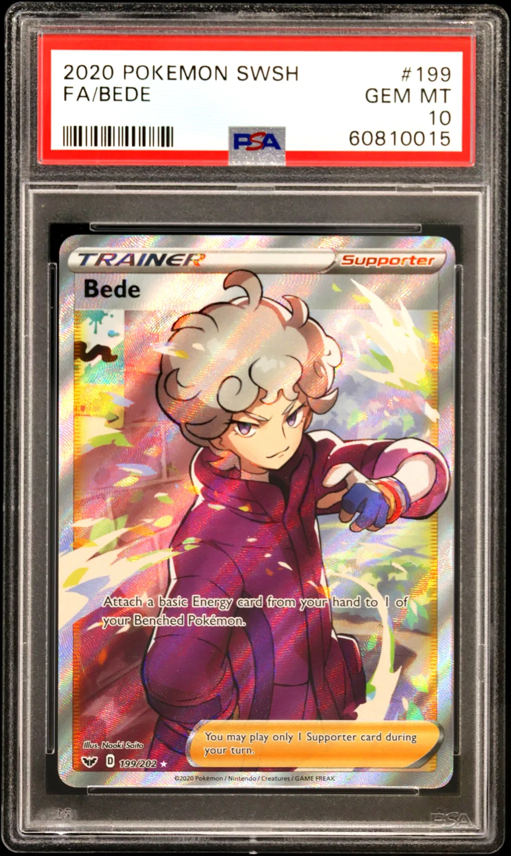 Full Art/Bede card artwork