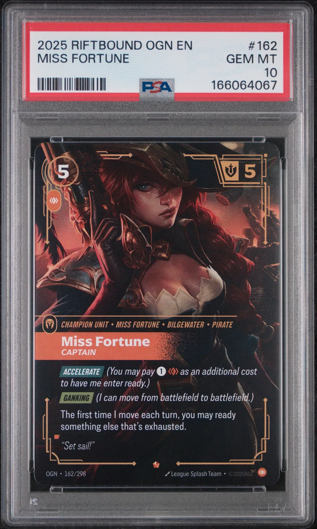 Miss Fortune - Captain card artwork