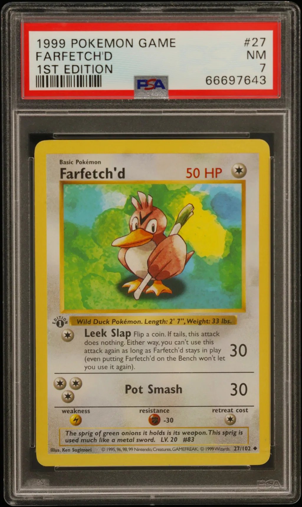 Farfetch'd card artwork