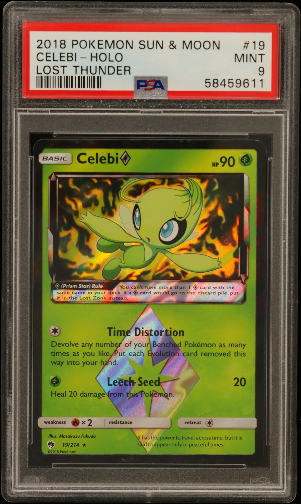 Celebi-Holo card artwork
