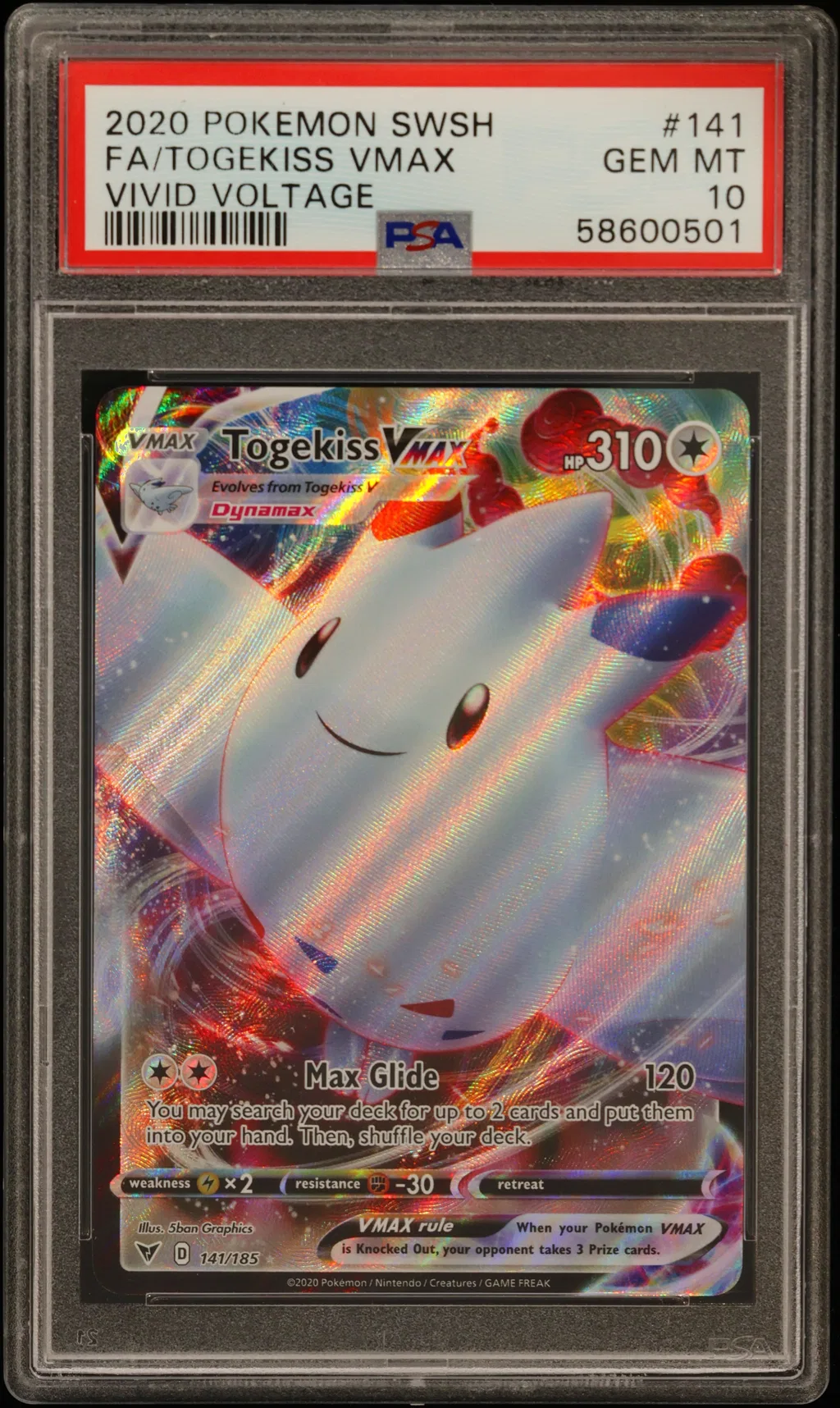 Full Art/Togekiss Vmax card artwork