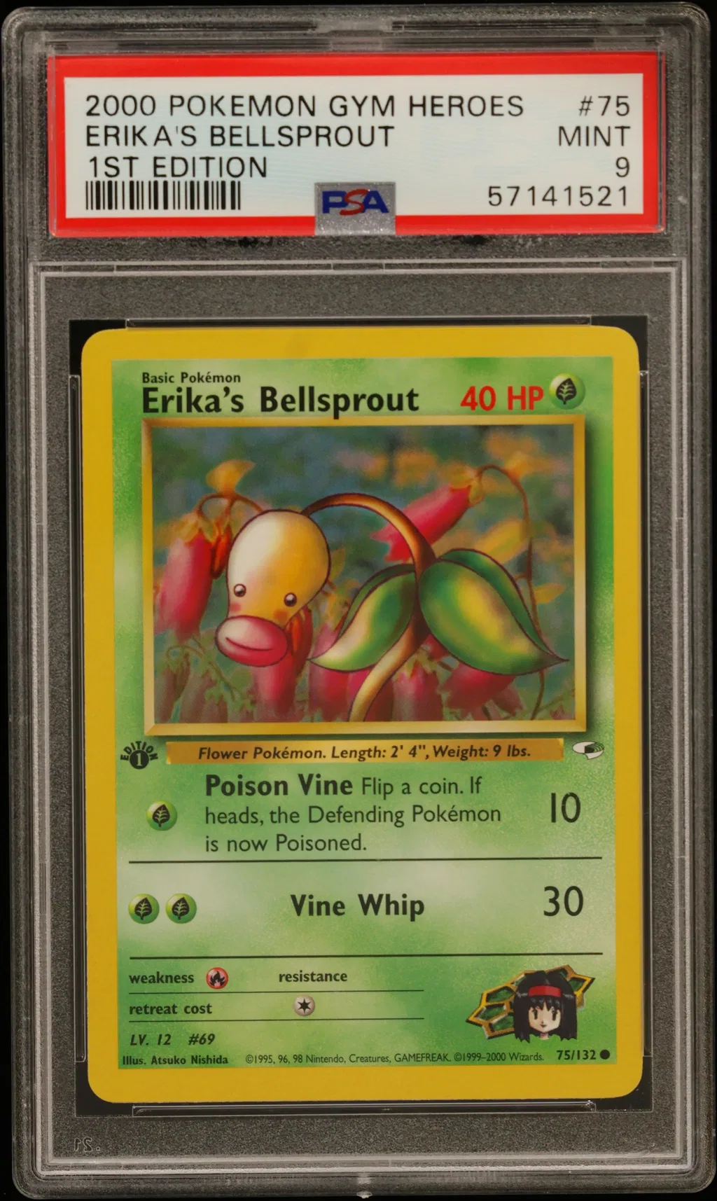 Erika's Bellsprout card artwork