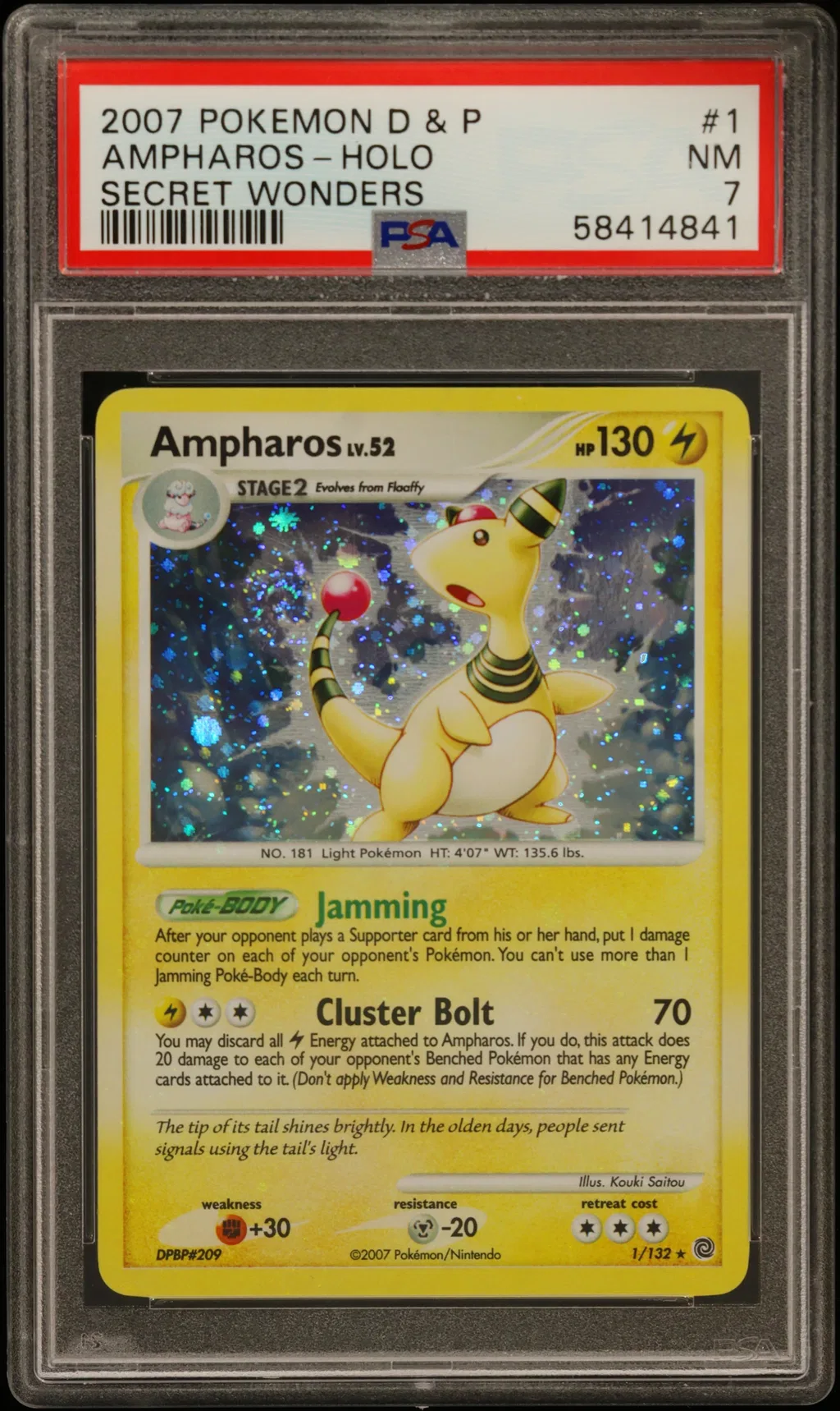 Ampharos-Holo card artwork