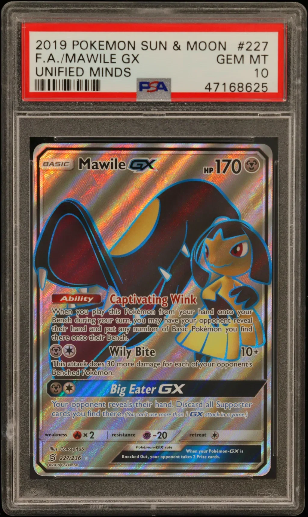 Full Art/Mawile GX card artwork