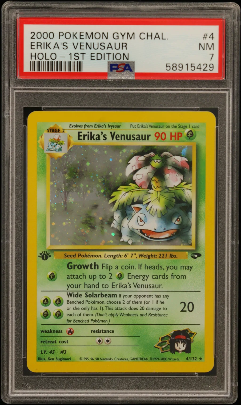 Erika's Venusaur card artwork