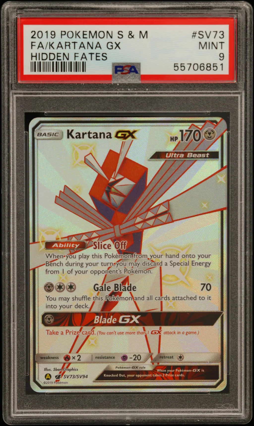 FA/KARTANA GX card artwork