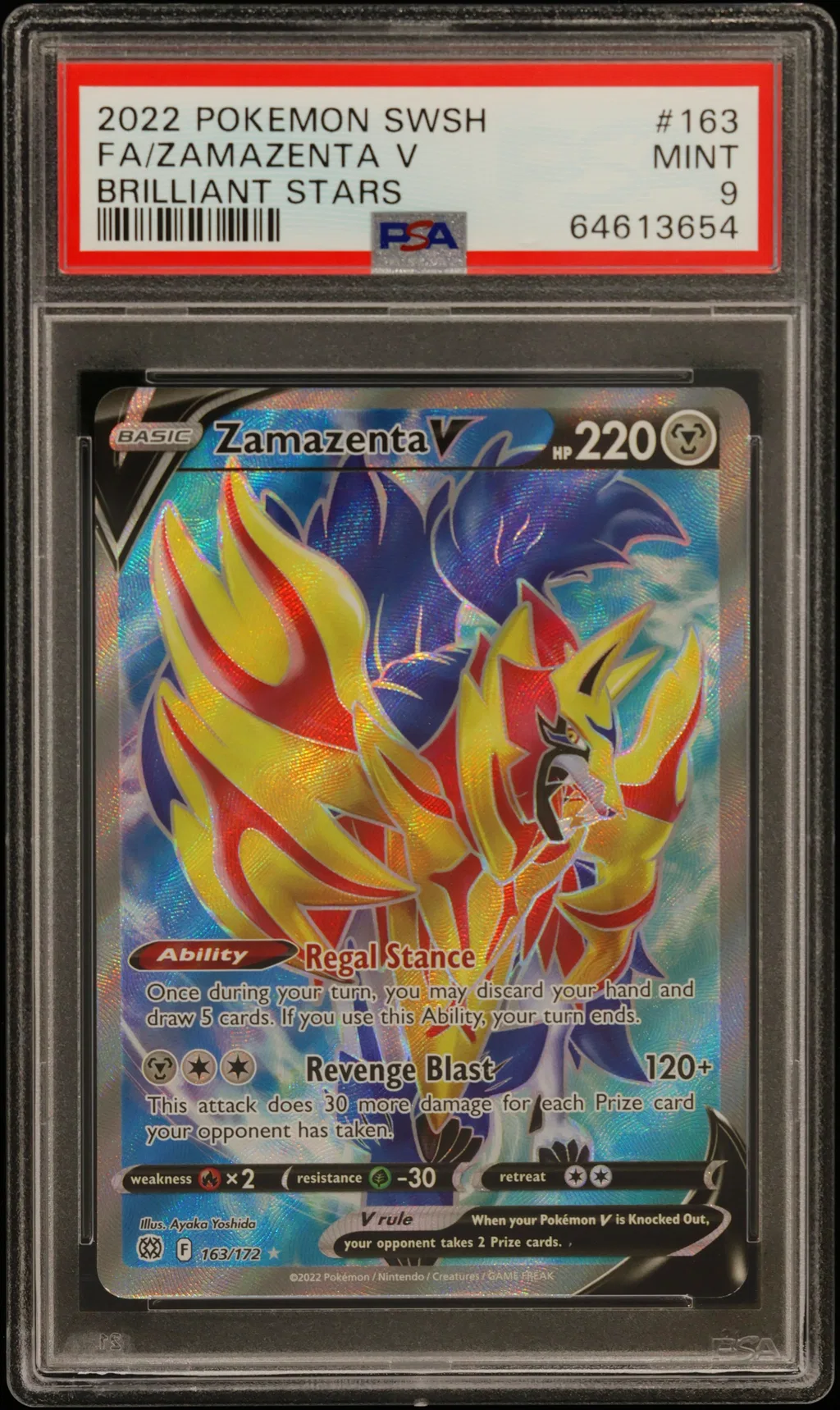 FA/ZAMAZENTA V card artwork
