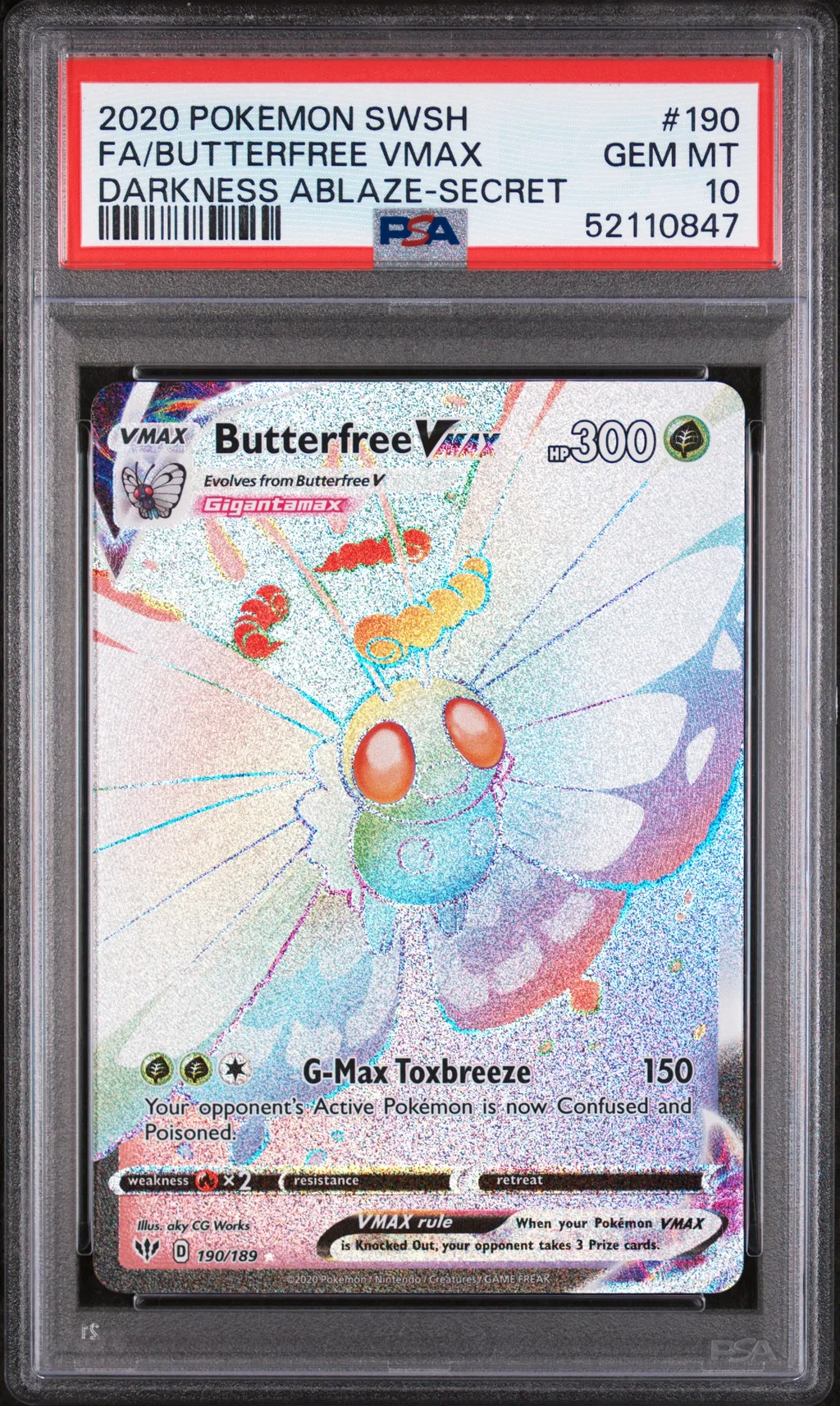 Full Art/Butterfree Vmax card artwork