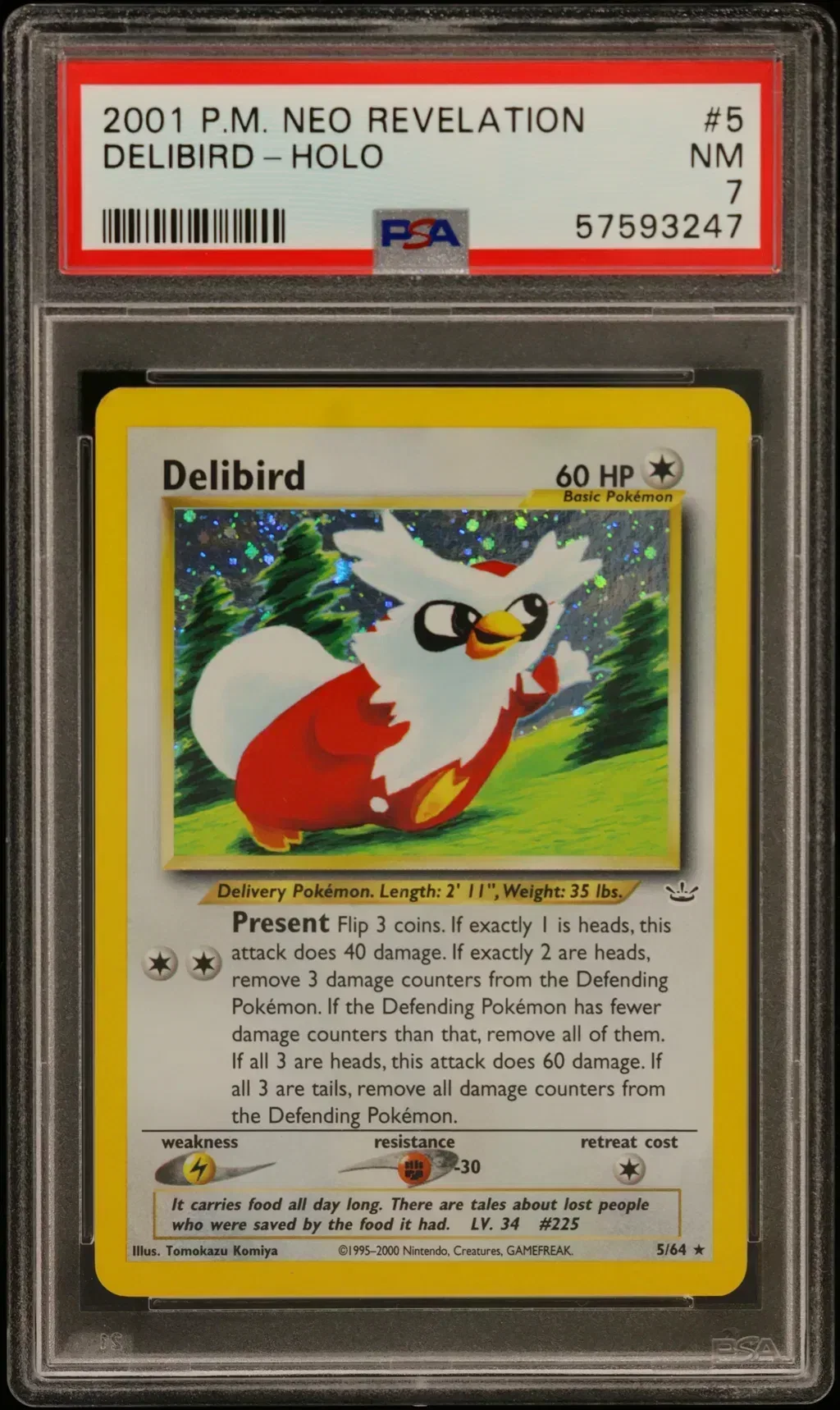Delibird-Holo card artwork