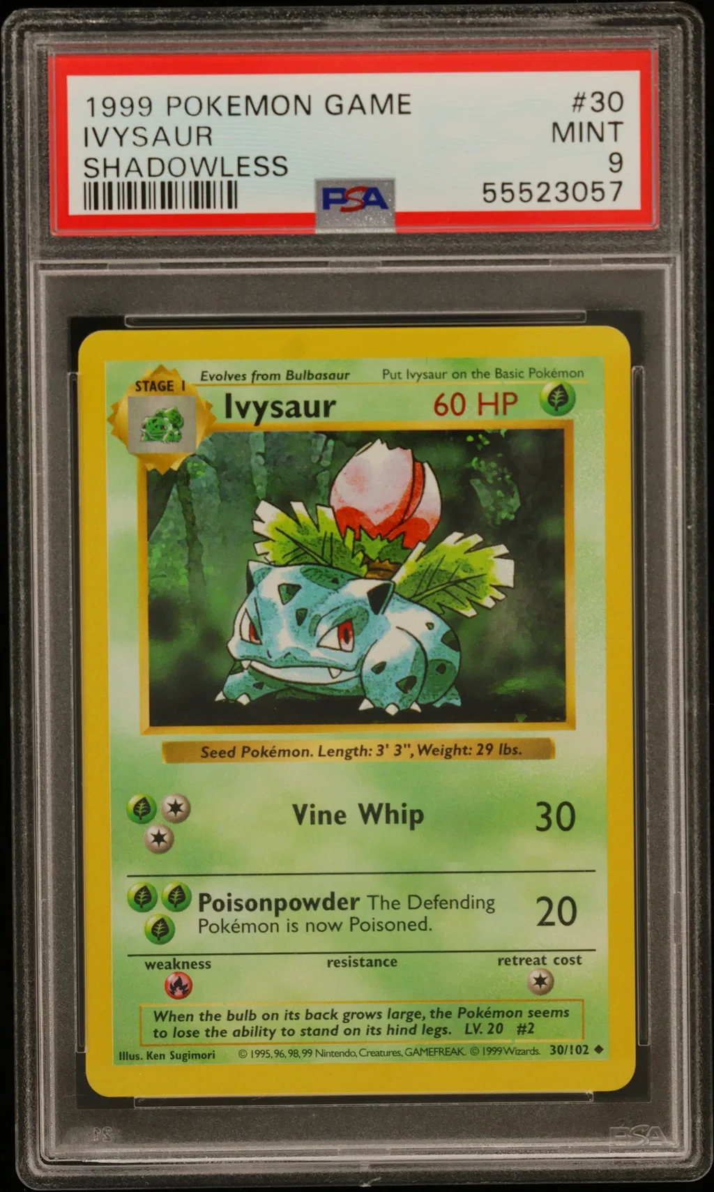 Ivysaur card artwork