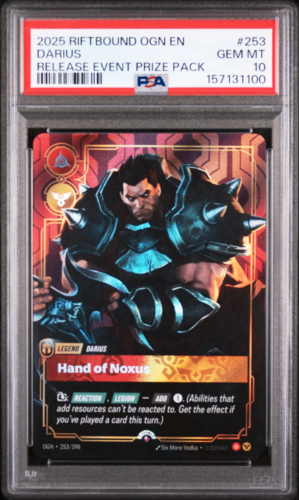 Darius - Hand of Noxus card artwork