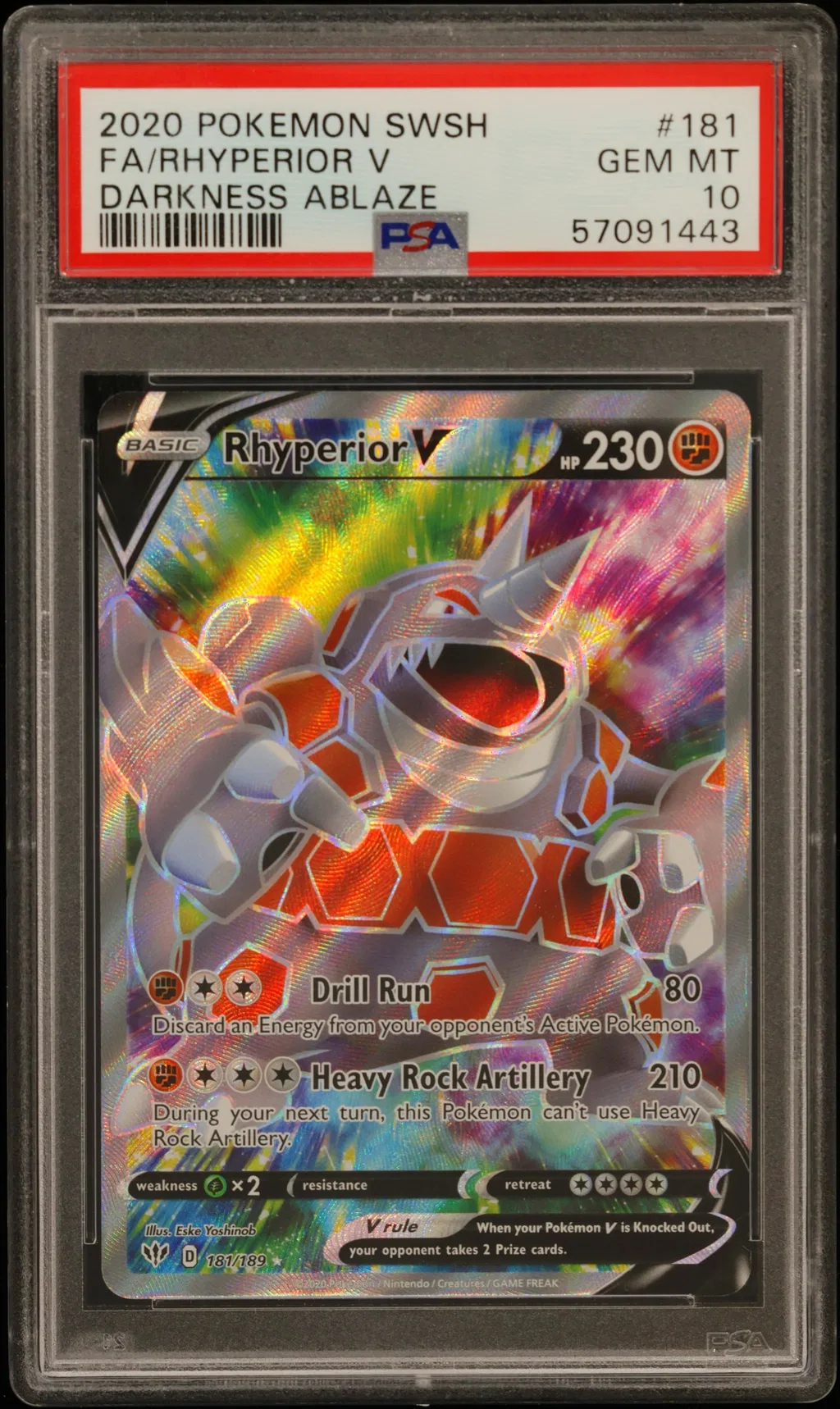 Full Art/Rhyperior V card artwork