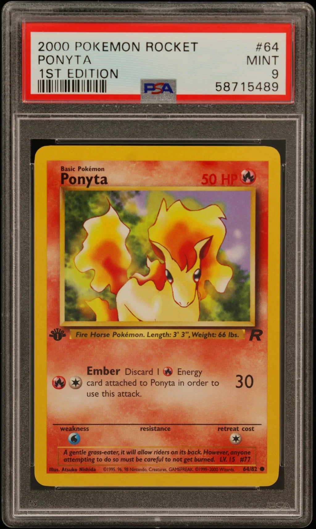 Ponyta card artwork